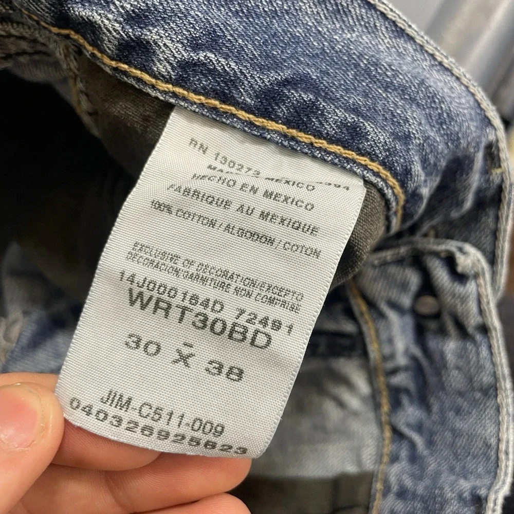 Wrangler Retro Relaxed Straight Jeans Mens 30x38 Cowboy Tall Western